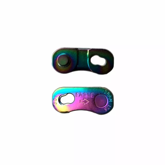SRAM Eagle PowerLock Link for 12-Speed Chain, Rainbow Finish Card/4