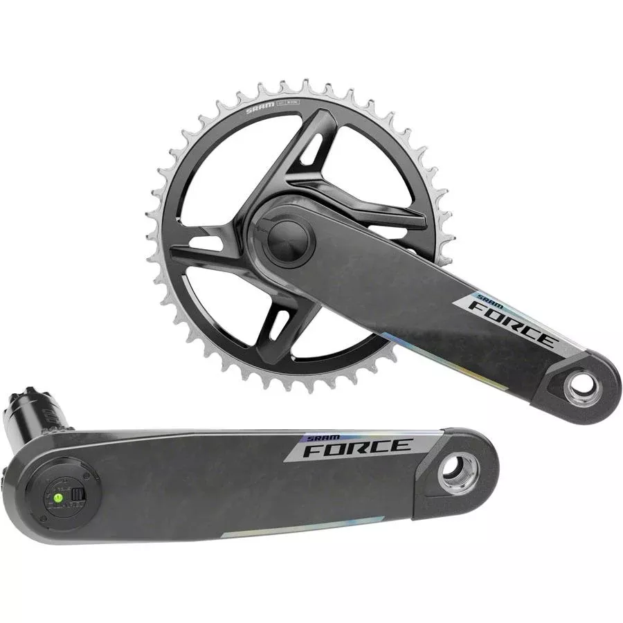 SRAM Force 1x XPLR AXS Power Meter Wide Crankset - Carbon