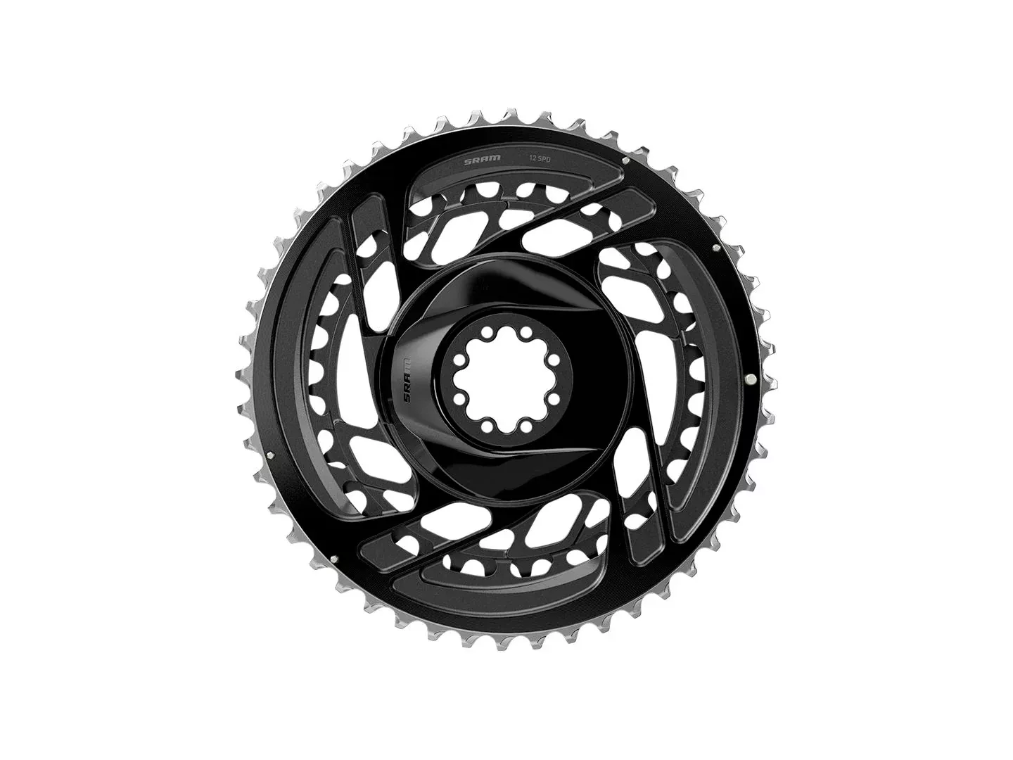 SRAM Force 2x Chainring Kit - 48/35t 2x12-Speed 8-Bolt Direct Mount Black D2