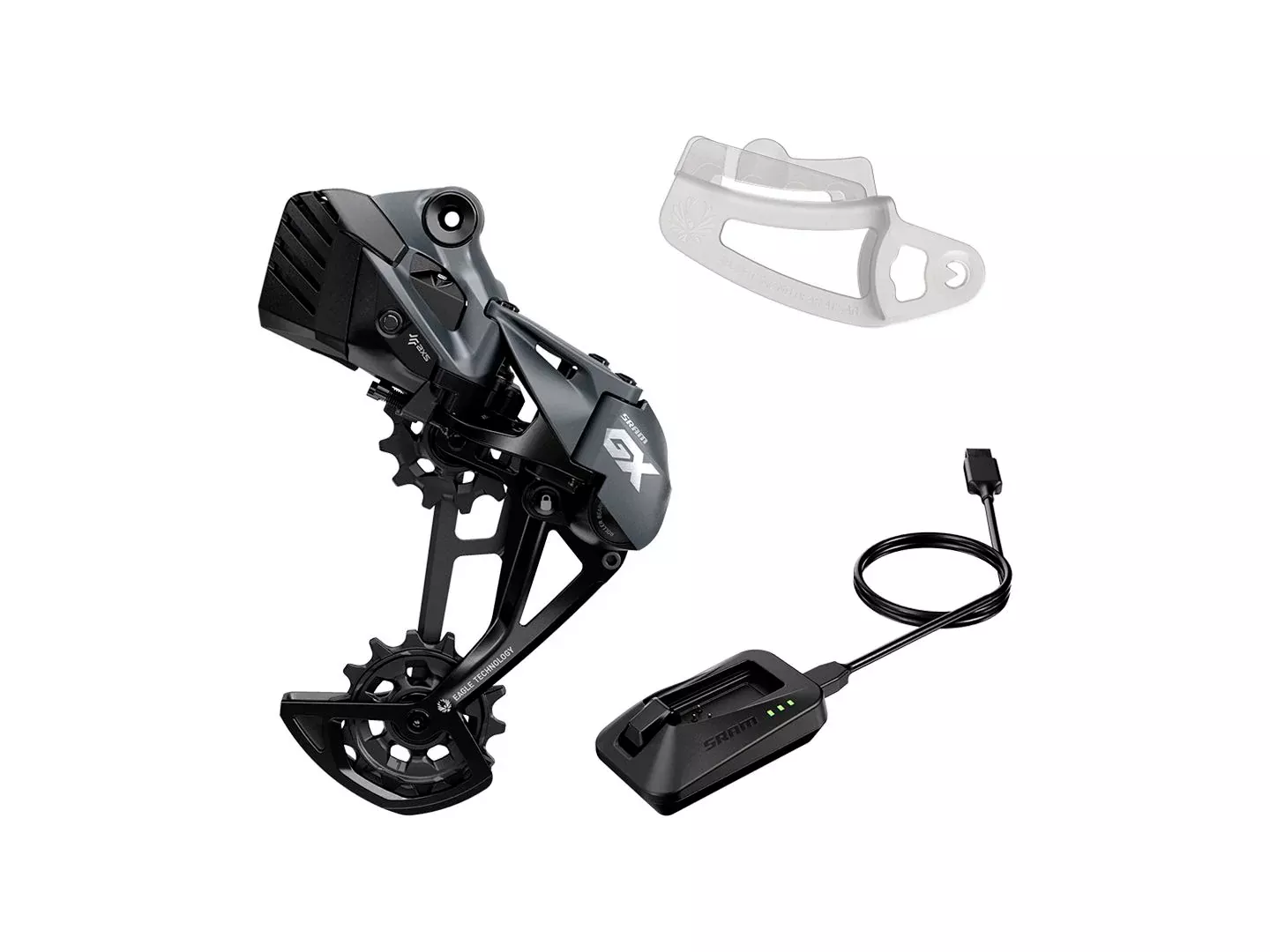 SRAM GX Eagle AXS Upgrade Kit - Compatible any SRAM Eagle Ecosystem Cassettes Crank Arms BLK A1