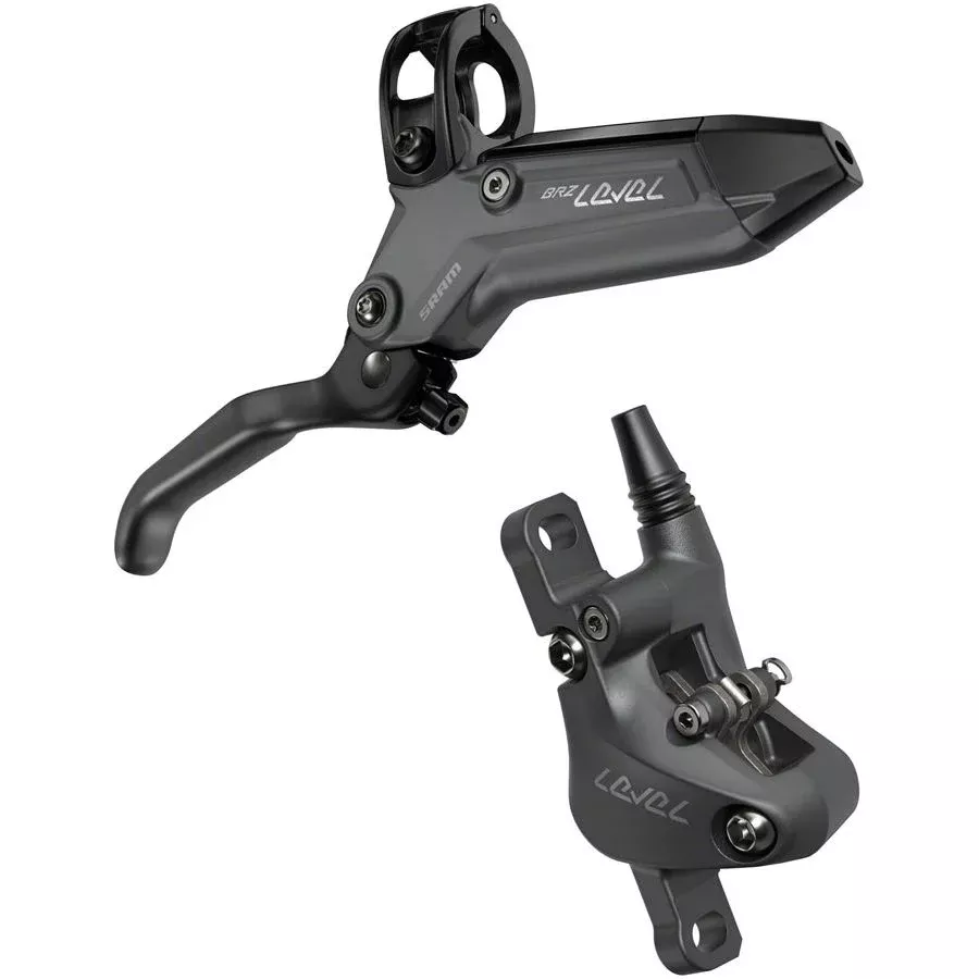 SRAM Level Bronze Stealth Disc Brake Lever - Front Post Mount 2-Piston Aluminum Lever SS Hardware Dark Polar C1