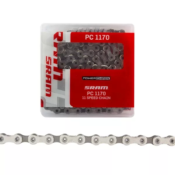 SRAM PC-1170 Chain - 11-Speed 120 Links Silver/Gray