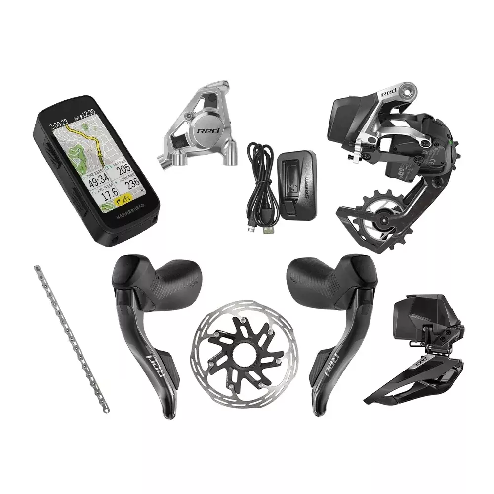 SRAM RED eTap AXS Road Groupset 2x12 Shift/Brake Kit including Karoo