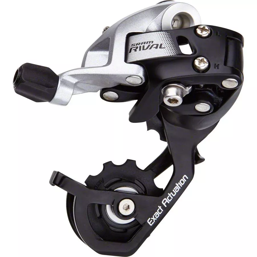 SRAM Rival 22 Rear Derailleur - 11 Speed Short Cage Black/Silver
