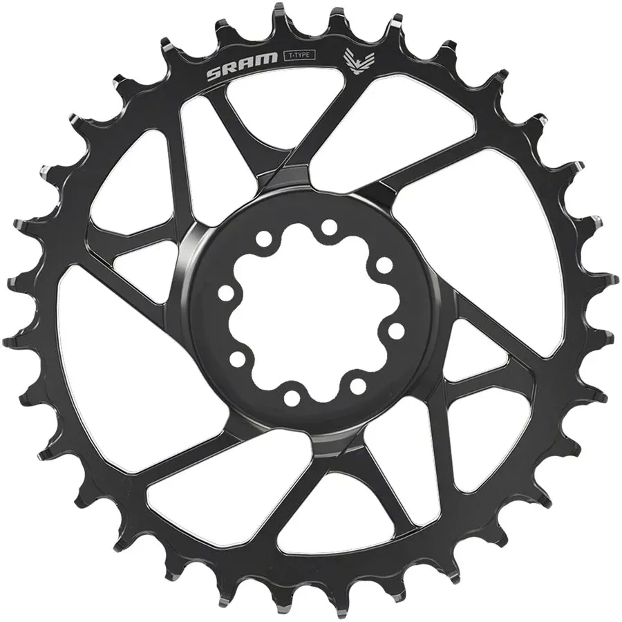 SRAM S1000 Eagle T-Type Direct Mount Chainring 32t, 12-Speed, 8-Bolt Direct Mount, 3mm Offset, Aluminum