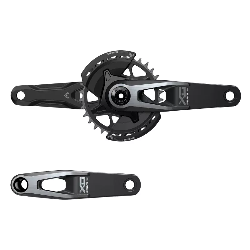 SRAM X0 Eagle 12sp T-Type Wide Cranks w/Guard 32t 165mm