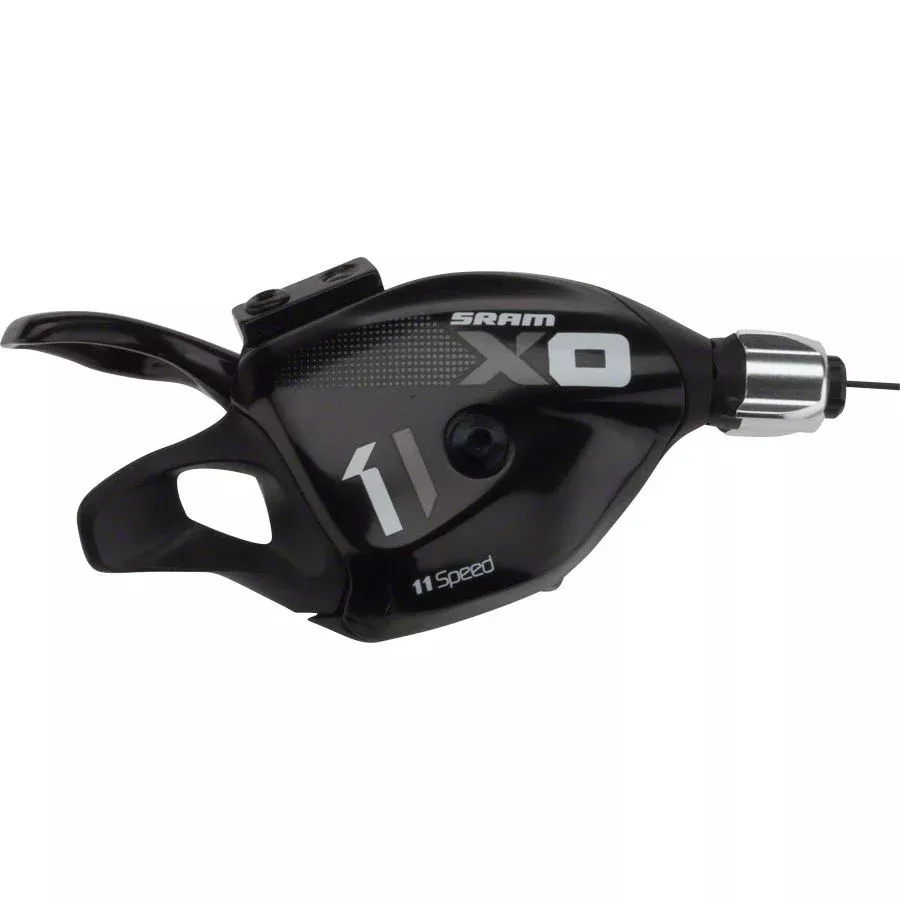 SRAM X01 11-Speed Trigger Shifter Includes Handlebar Clamp BLK Gray White logo Cable Housing Sold Separately