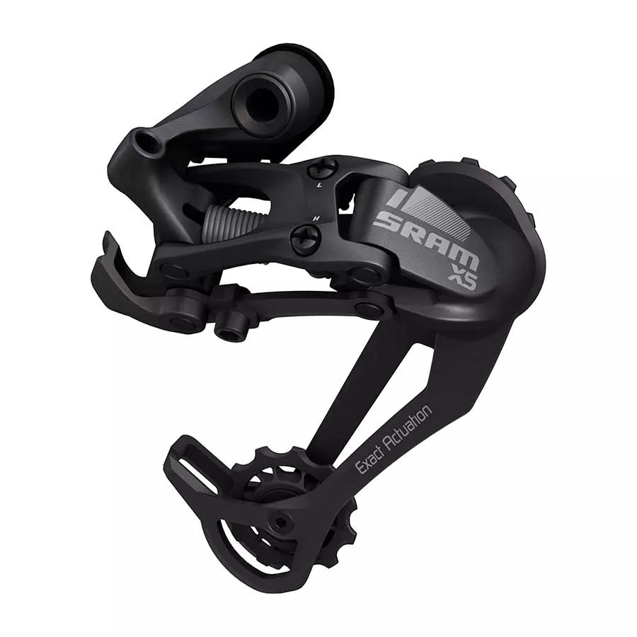 SRAM X5 Rear Derailleur - 9 Speed, Medium Cage, Black