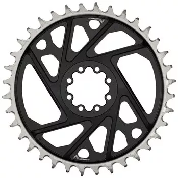 SRAM XX Eagle T-Type Direct Mount Chainring - 34t 12-Speed 8-Bolt Direct Mount 3mm Offset Aluminum BLK D1