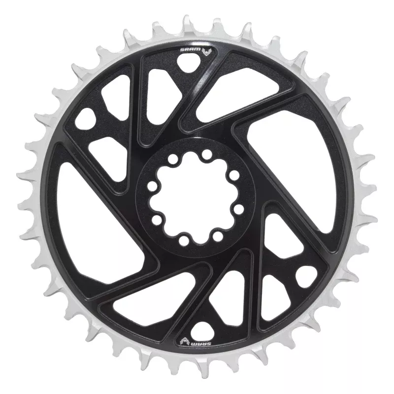 SRAM XX Eagle T-Type Direct Mount Chainring - 36t 12-Speed 8-Bolt Direct Mount 3mm Offset Aluminum BLK D1
