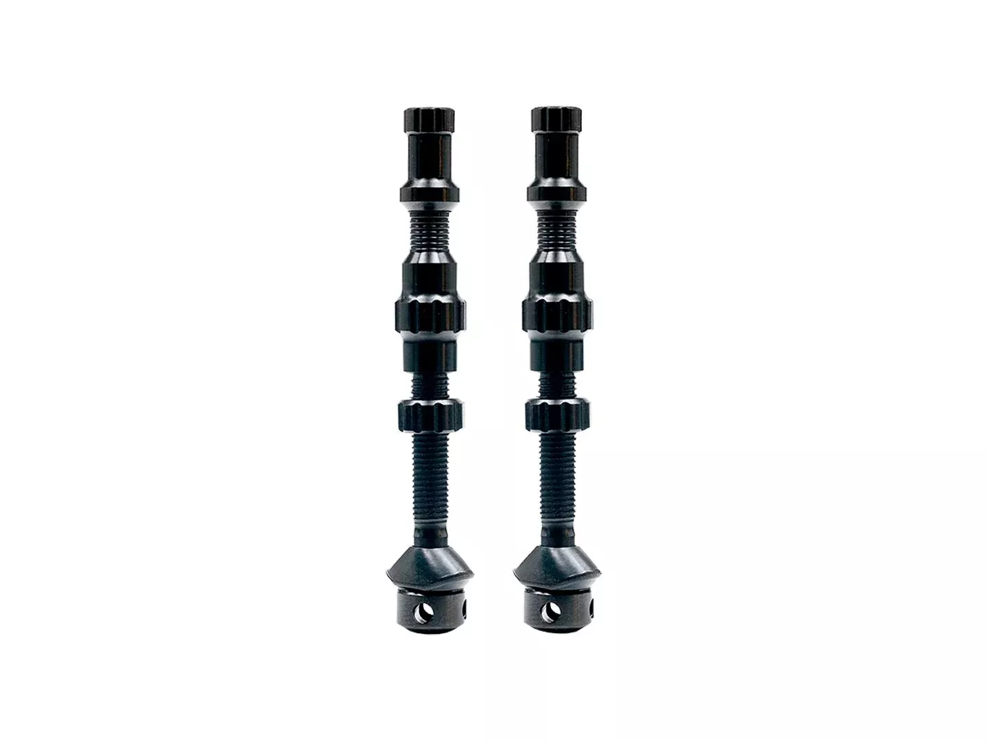 Stan's Tubeless Exo-Core Valve Stems - Alloy Medium Black Pair