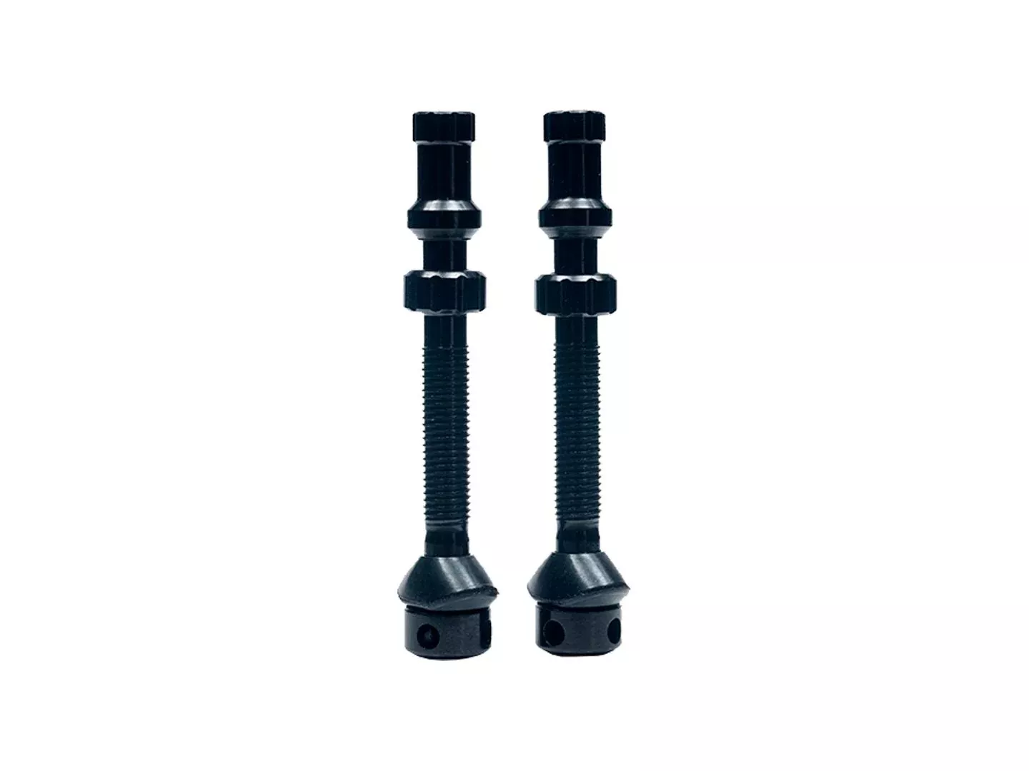 Stan's Tubeless Universal+ Valve Stems - Alloy Medium Black Pair