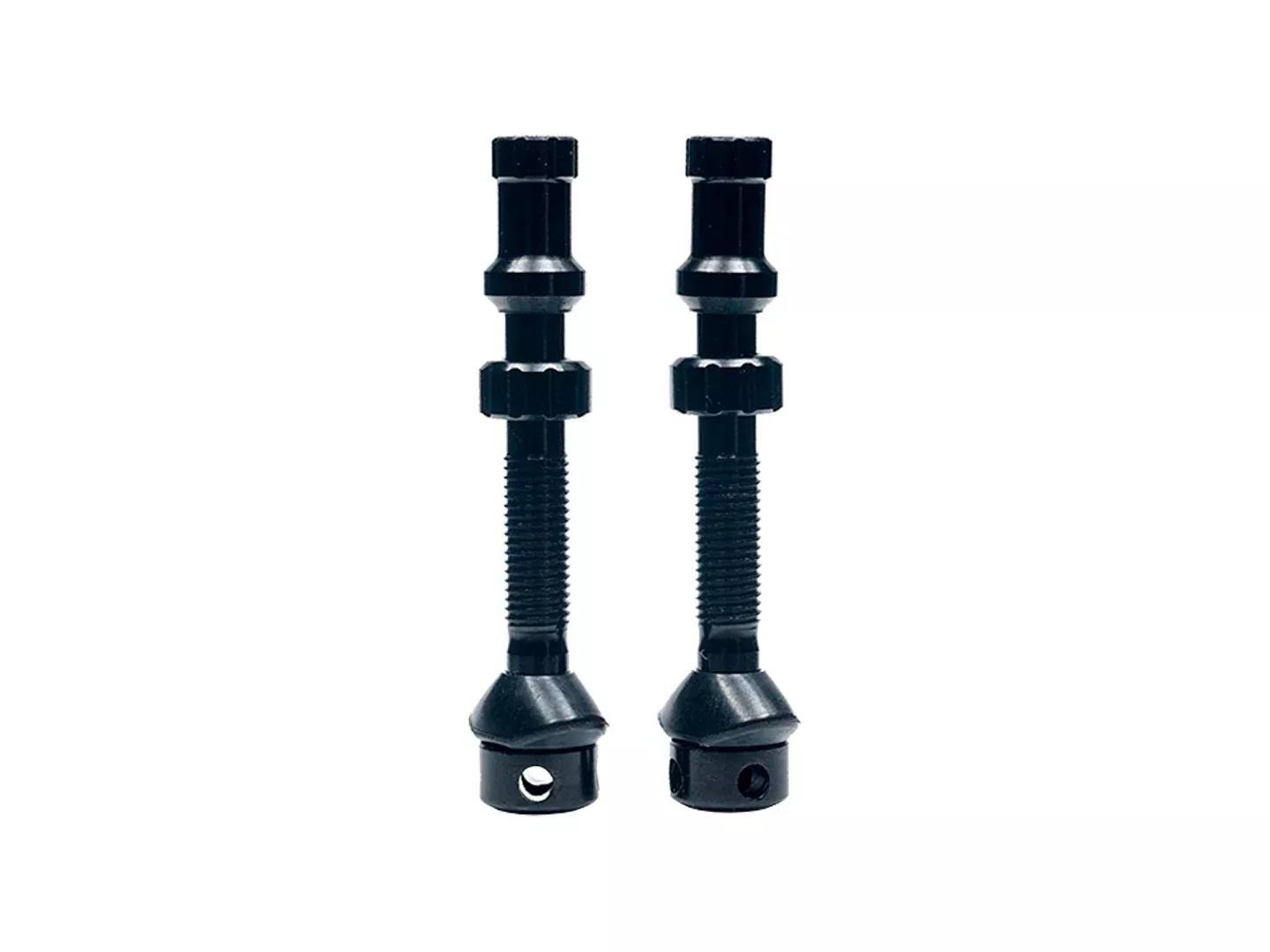 Stan's Tubeless Universal+ Valve Stems - Alloy Regular Black Pair