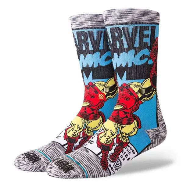 Stance Marvel Iron Man Comic Everyday Cushion Socks
