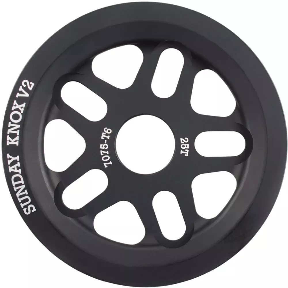 Sunday Knox V2 Black 25T - BMX Sprocket