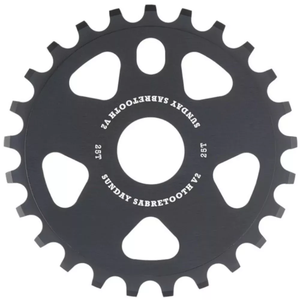 Sunday Sabretooth V2 Black 25T- BMX Sprocket