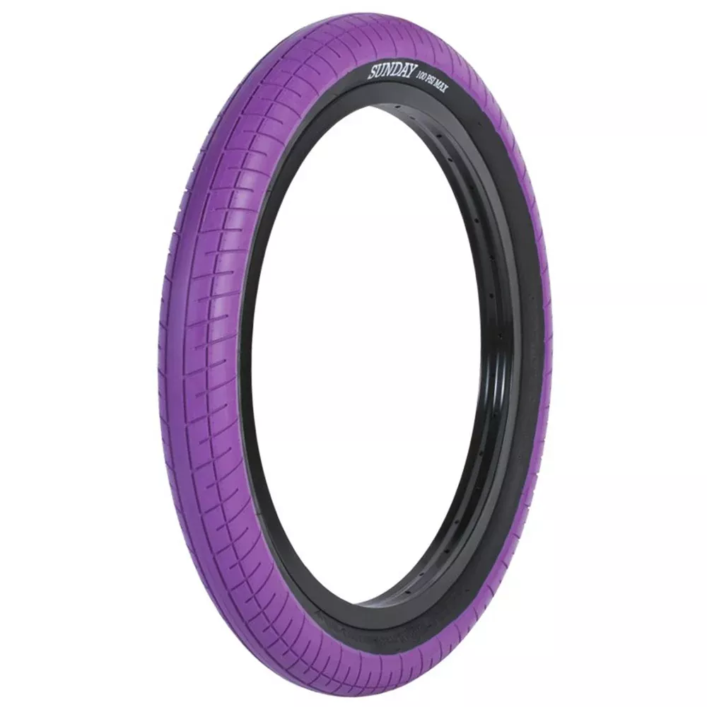 Sunday Street Sweeper Purple - BMX Tire