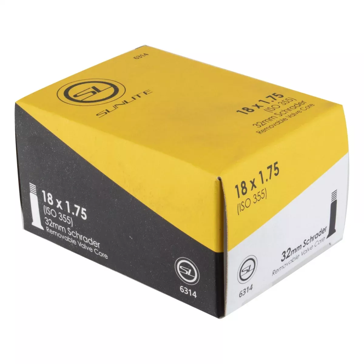 SUNLITE - 18 x 1.75 Bicycle Tube - SCH