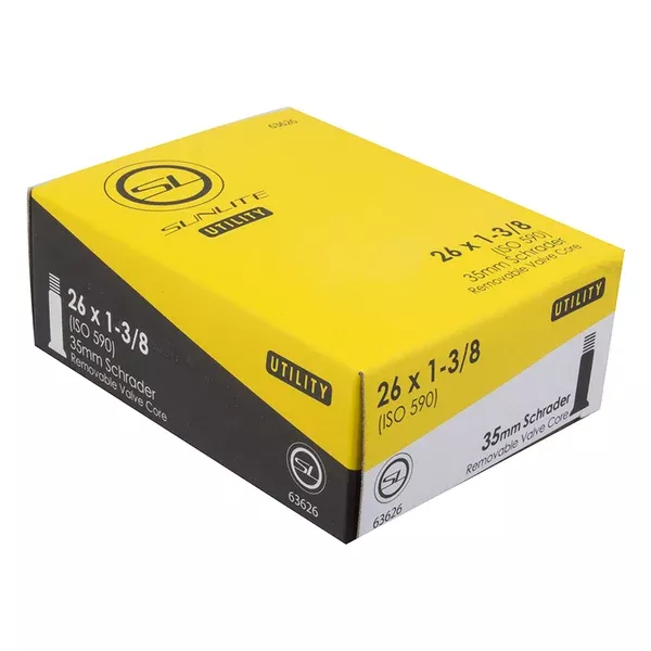 Sunlite 26x1-3/8 Schrader Valve Tube
