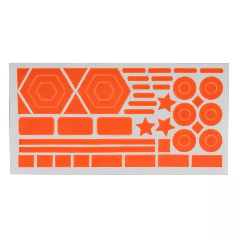 SUNLITE Reflective Stick-On Shapes Pink/Orange/Yellow