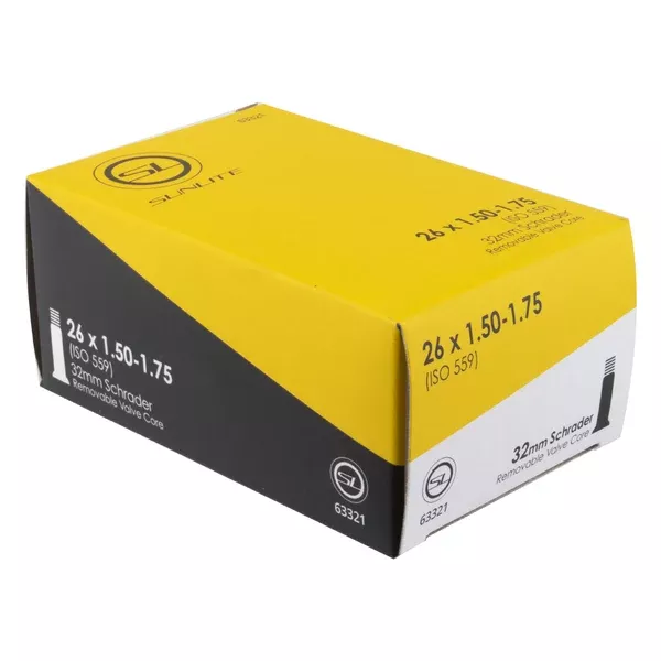 Sunlite Schrader Valve Tube 26x1.5-1.75