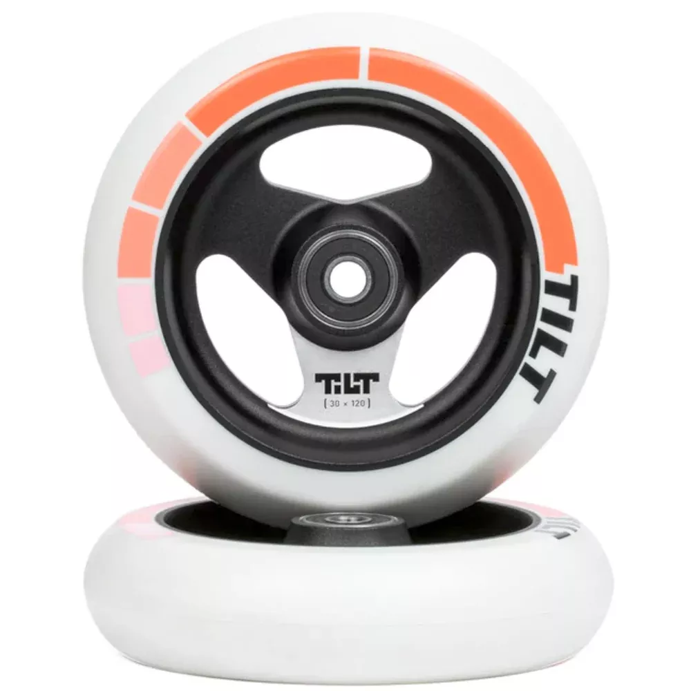 Tilt Stage 1 Race Red 120mm (PAIR) - Scooter Wheels
