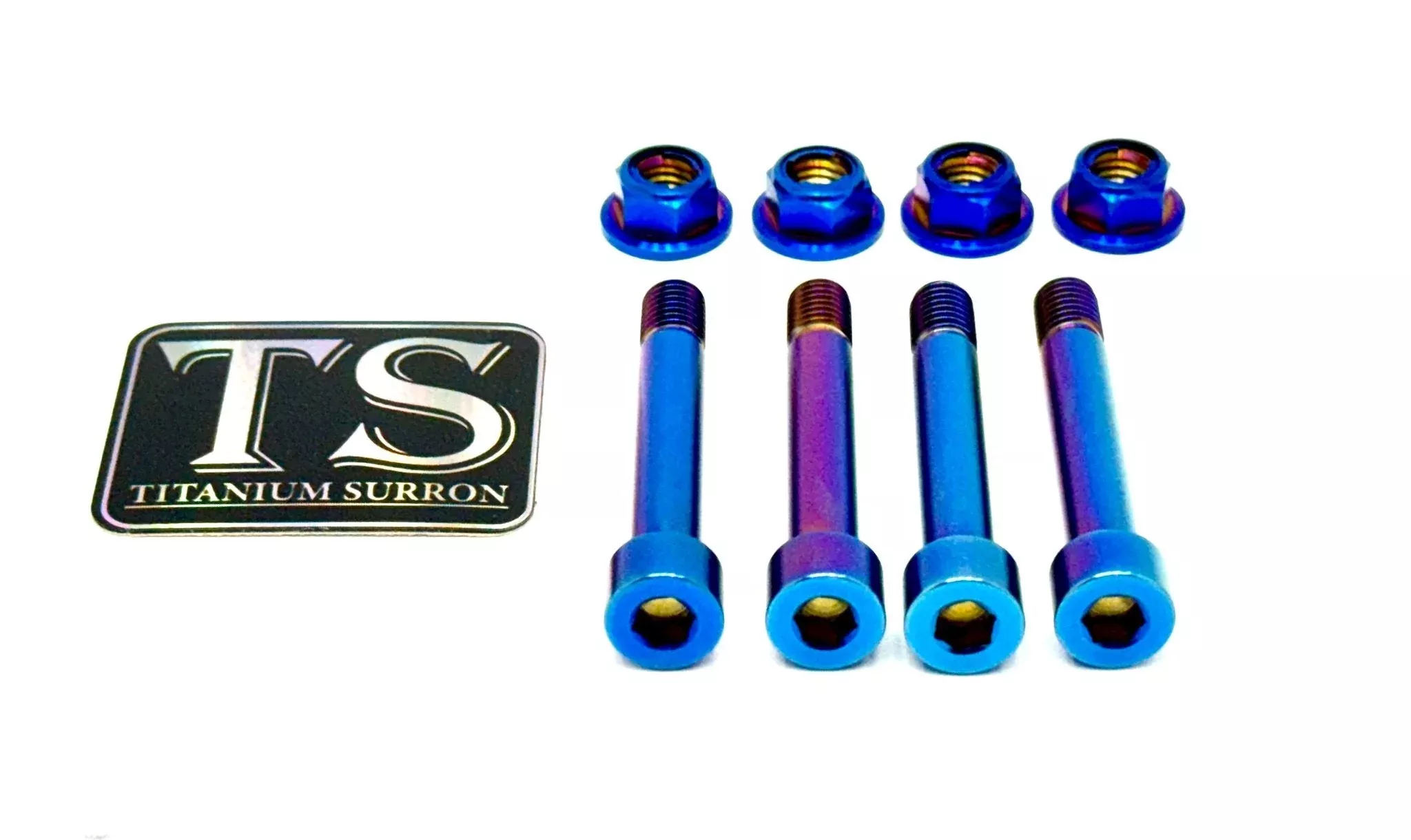 Titanium Rear Suspension/ LinkageBolt Kit for E-Ride Pro (8 pcs)