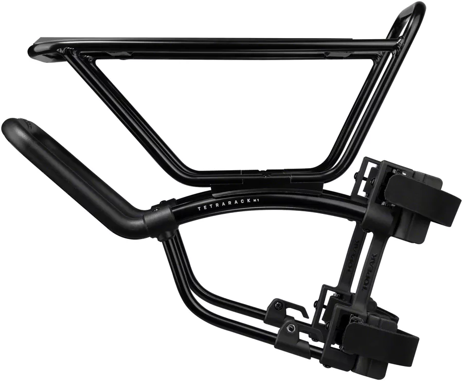 Topeak TetraRack M1 Front Rack for MTB - Fork Blade Strap Mount, Black