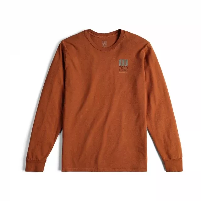 Topo Designs Men's Large Logo Tee L/S