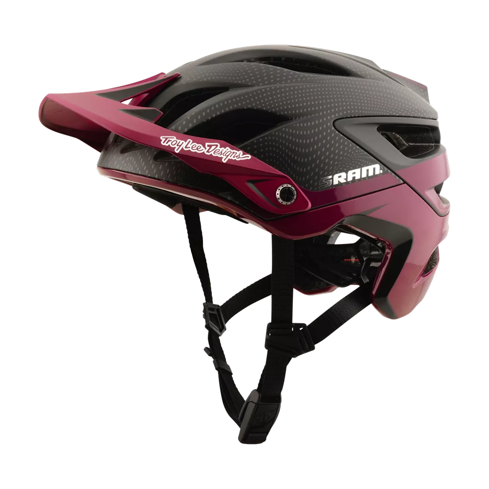 Troy Lee Designs – A3 AS Helmet Sram Black / Berry