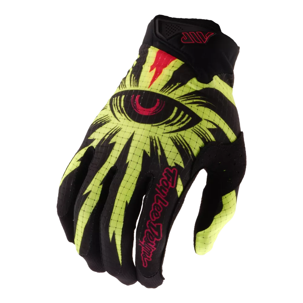 Troy Lee Designs – Air Glove Cyclops Black / Flo Yellow