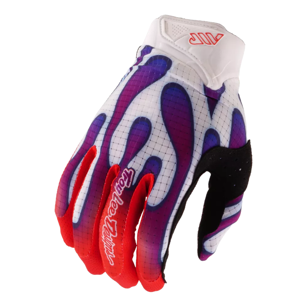 Troy Lee Designs – Air Glove Overspray White / Violet