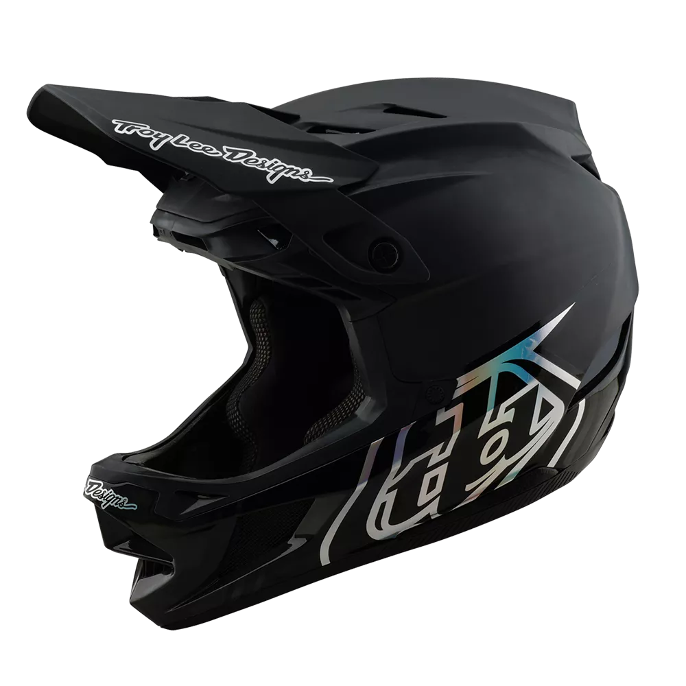 Troy Lee Designs – D4 AS Carbon Helmet Stealth Black