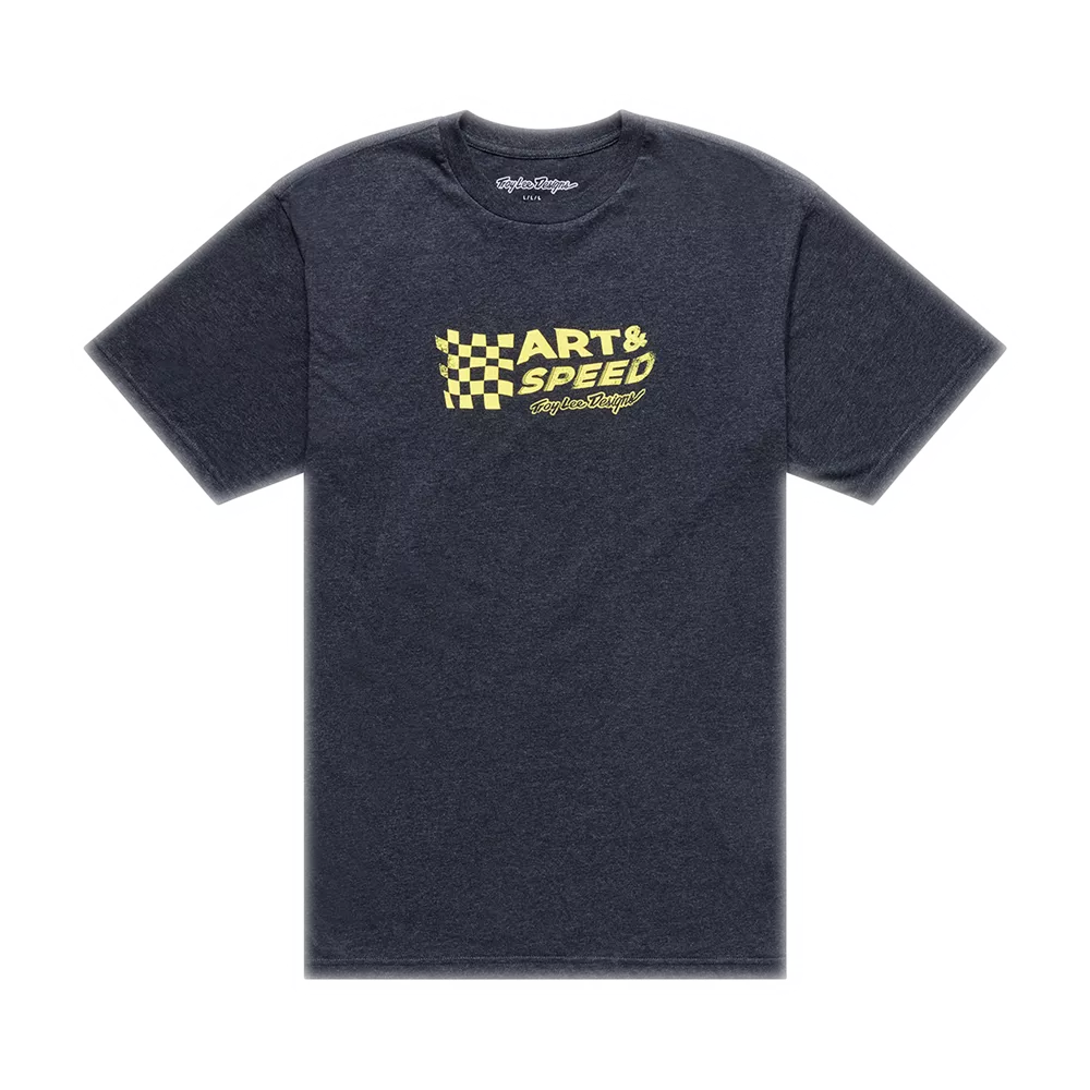 Troy Lee Designs – Finish Line Short Sleeve Tee Black Heather