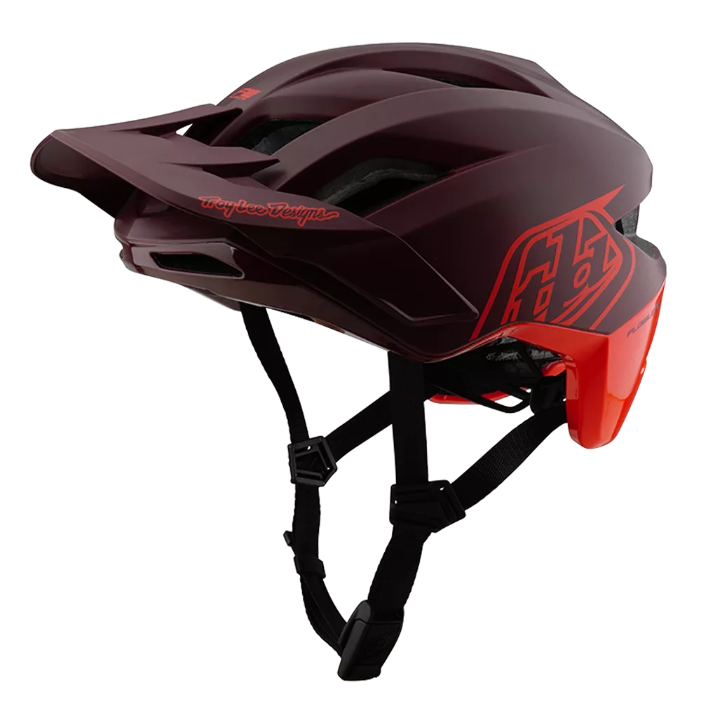 Troy Lee Designs – Flowline Se AS Helmet Badge Maroon