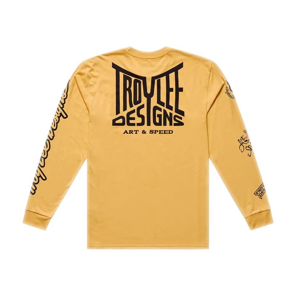 Troy Lee Designs – Handlebar Long Sleeve Tee Bleached Melon