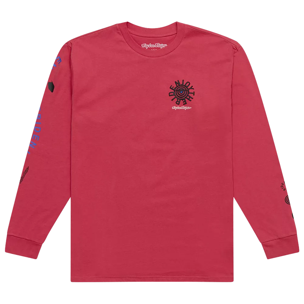 Troy Lee Designs – Long Sleeve Tee Enjoy Fuchsia