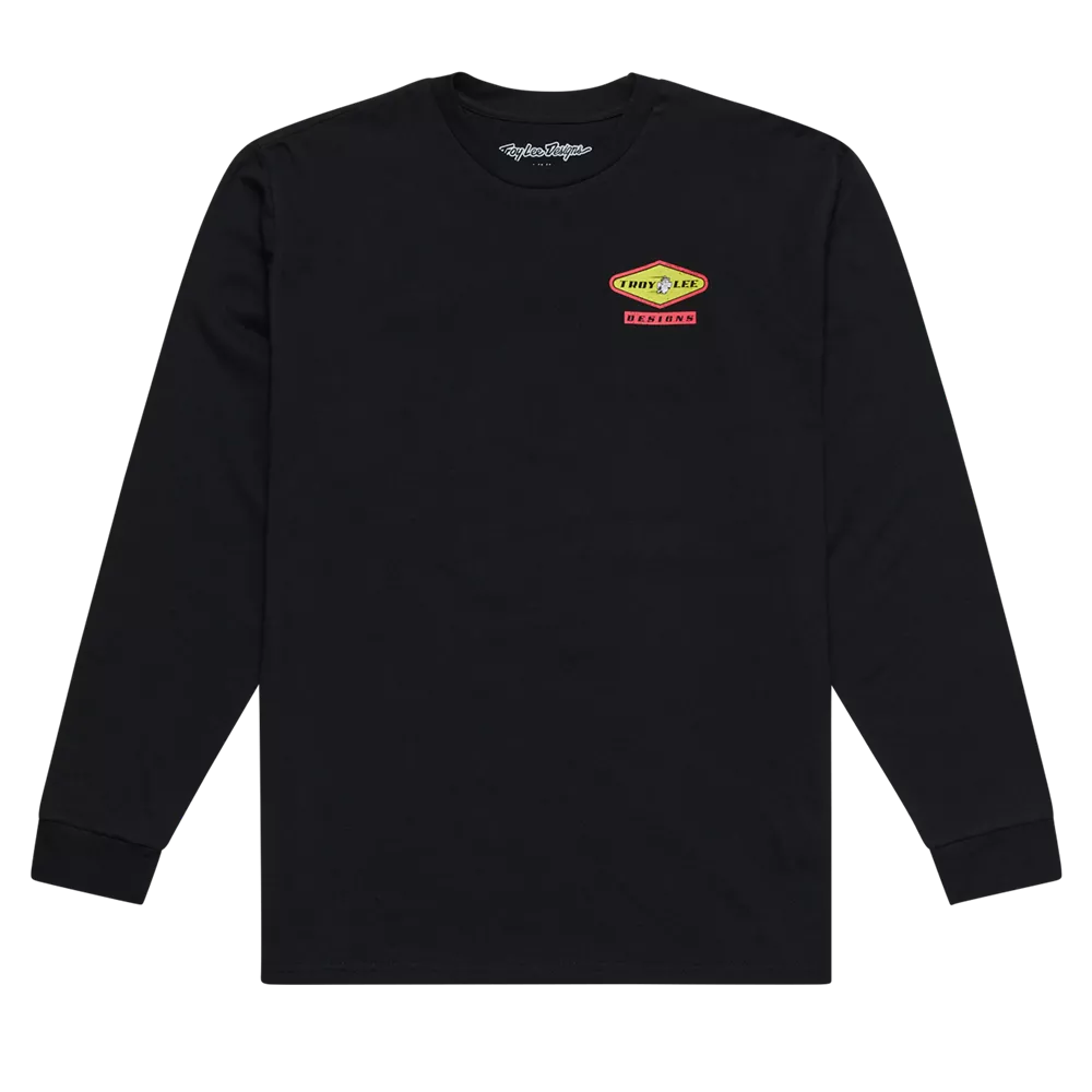 Troy Lee Designs – Long Sleeve Tee Overload Black