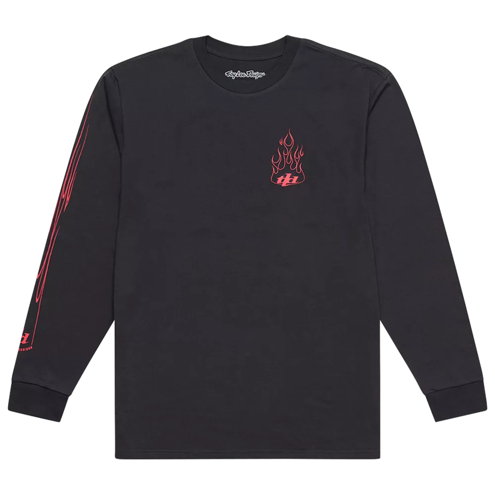 Troy Lee Designs – Long Sleeve Tee Torched Carbon