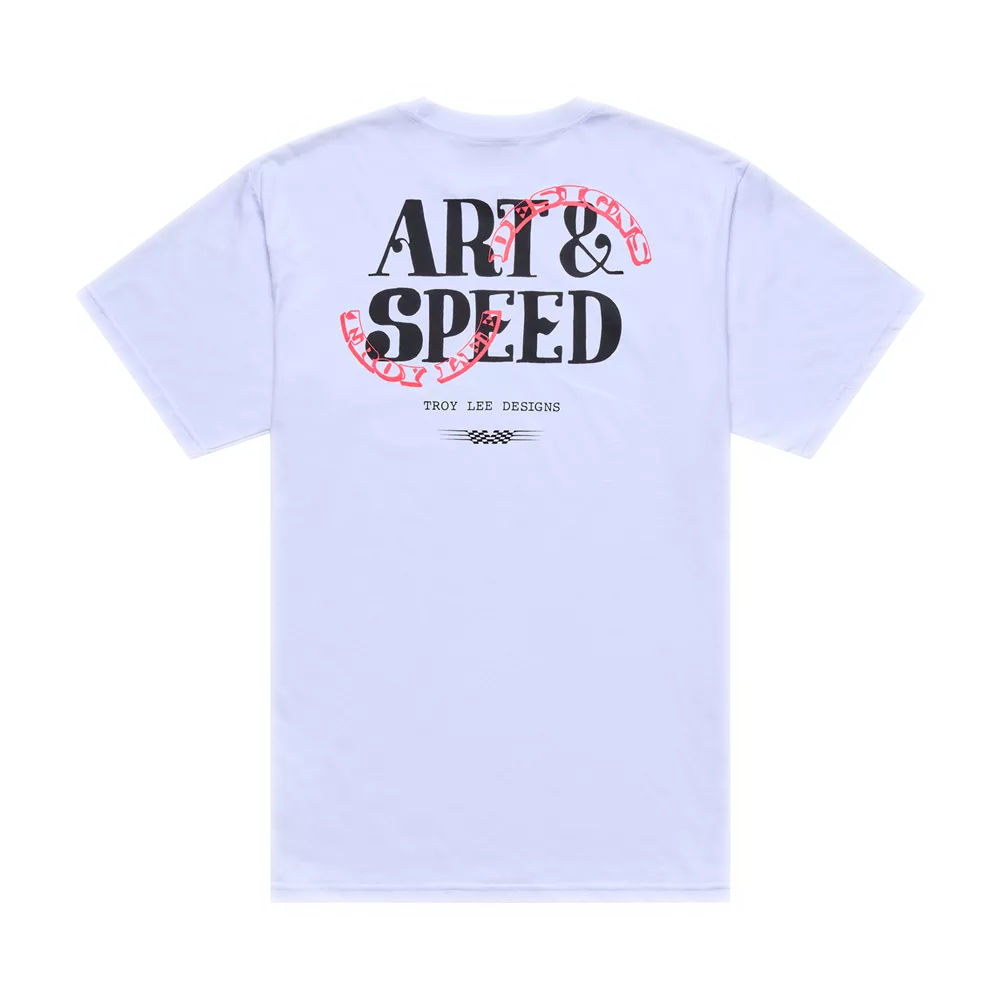 Troy Lee Designs – Pink Slips Short Sleeve Tee White