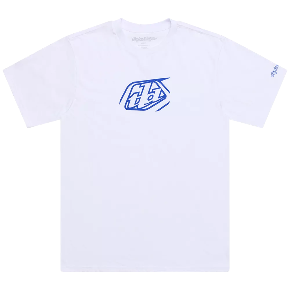 Troy Lee Designs – Short Sleeve Tee Badge White