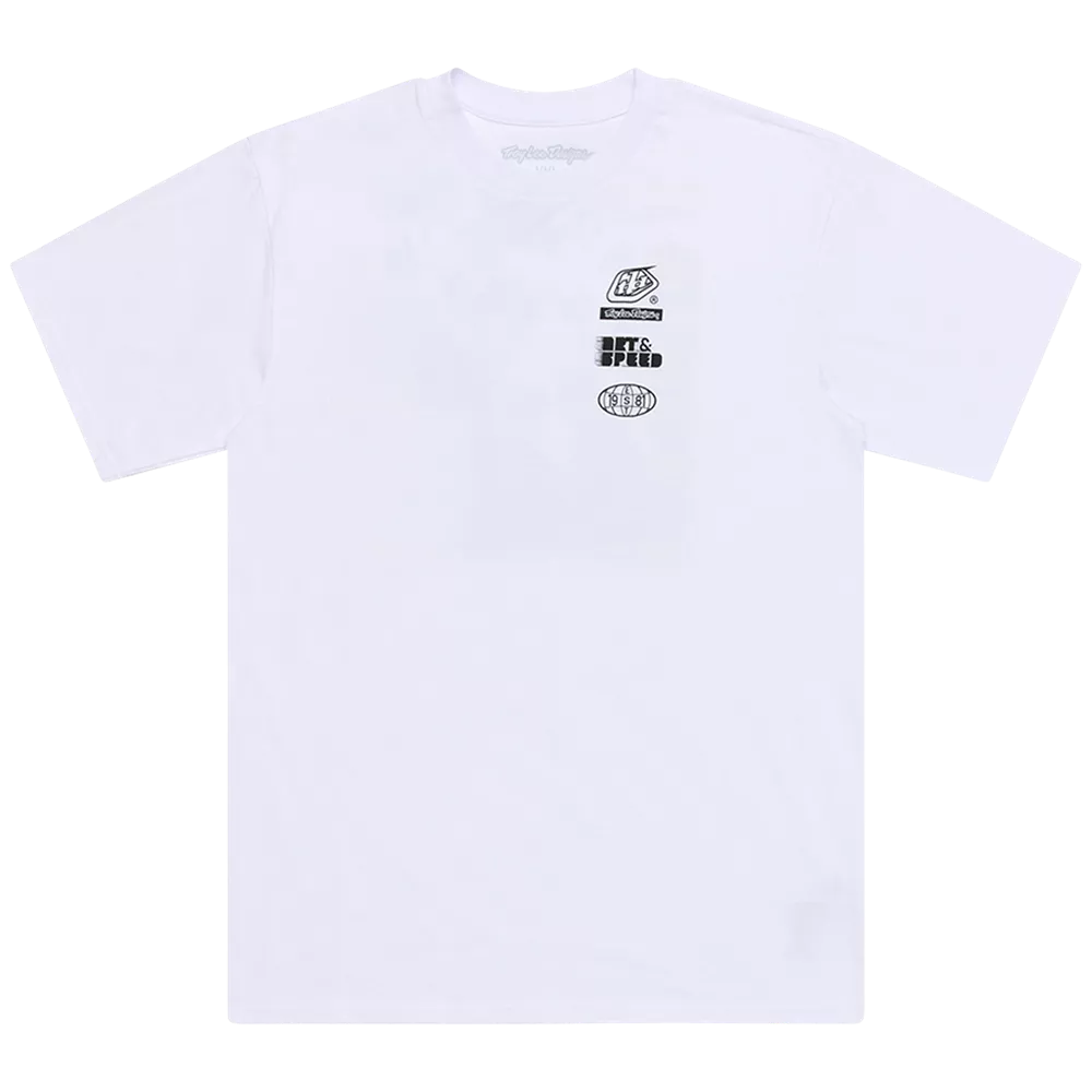 Troy Lee Designs – Short Sleeve Tee Overload White