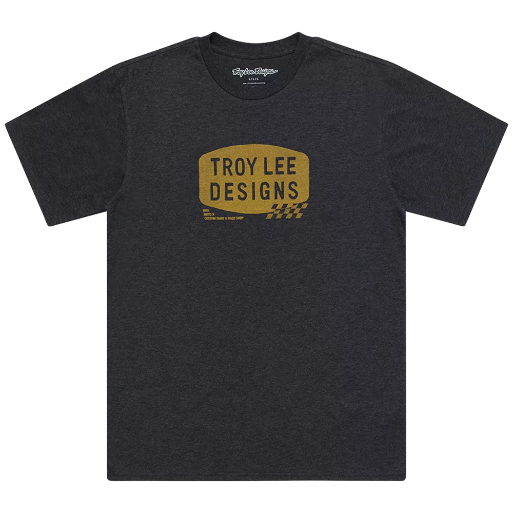 Troy Lee Designs – Short Sleeve Tee Stamp Black Heather
