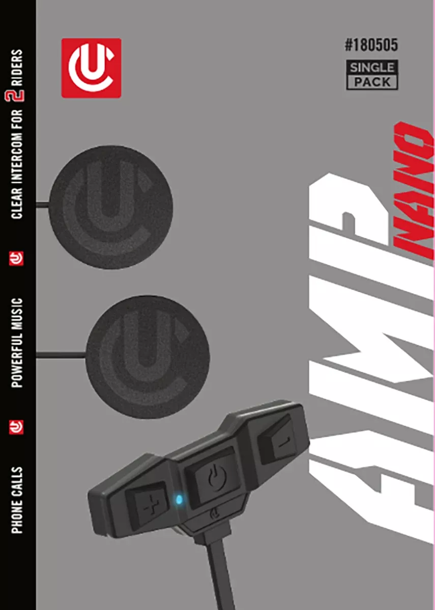 UCLEAR AMP Nano Single Kit Helmet Audio Single Kit