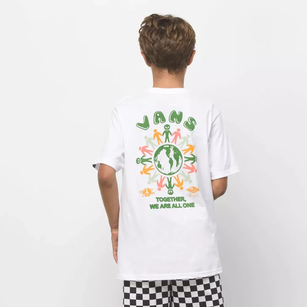 Vans Kids Down To Earth White T-Shirt