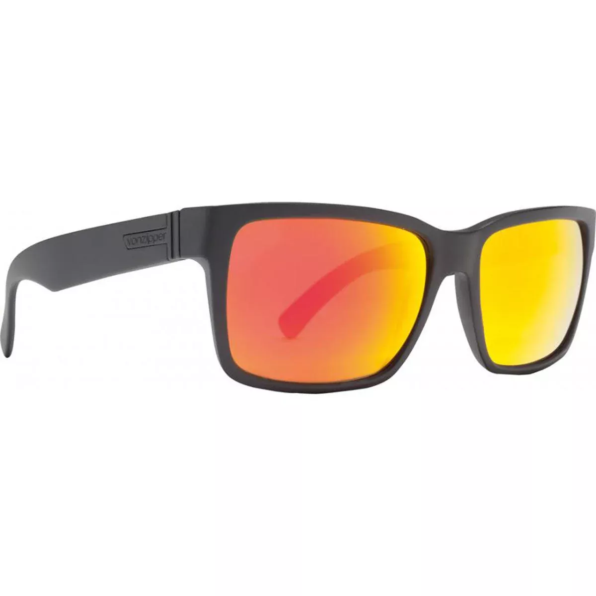 Vonzipper Elmore Sunglasses - Black Satin / Lunar Glo
