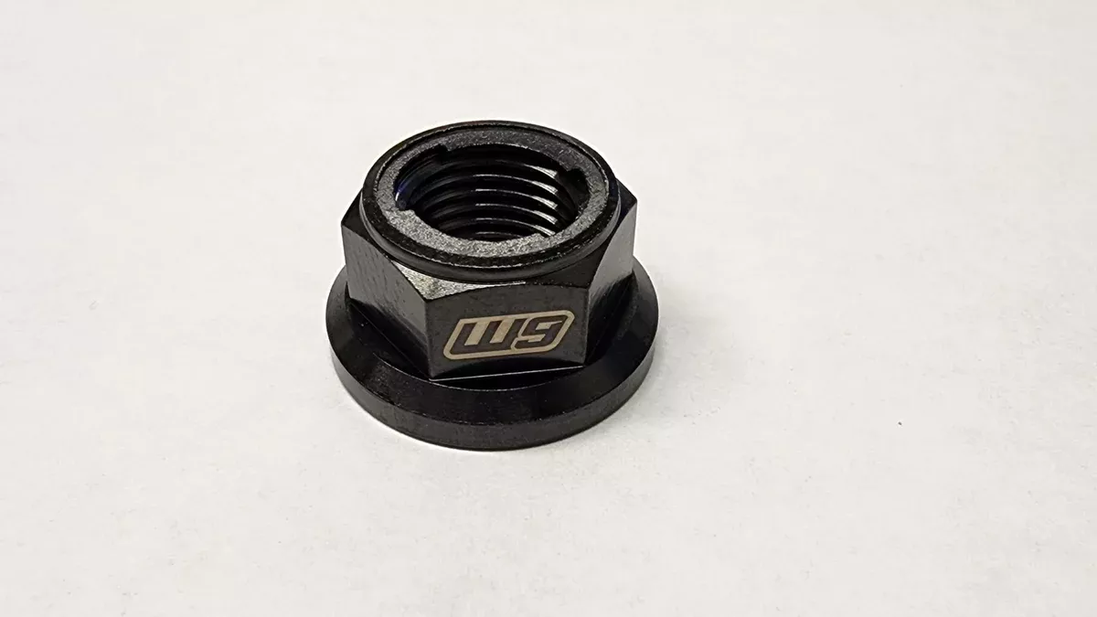 Warp 9 Titanium Rear Axle Nut — Replacement