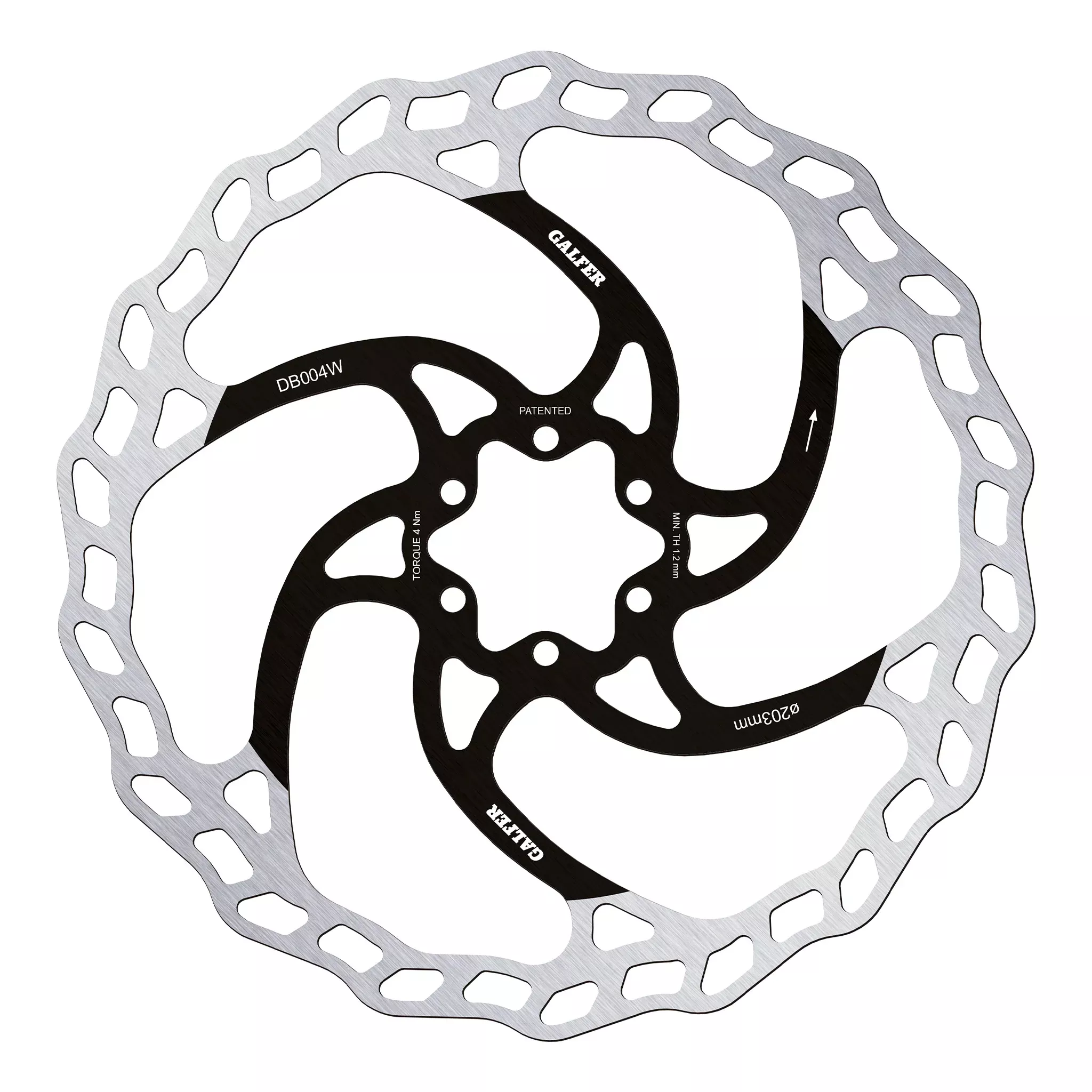 Wave 6 Bolt Brake Disc Rotor
