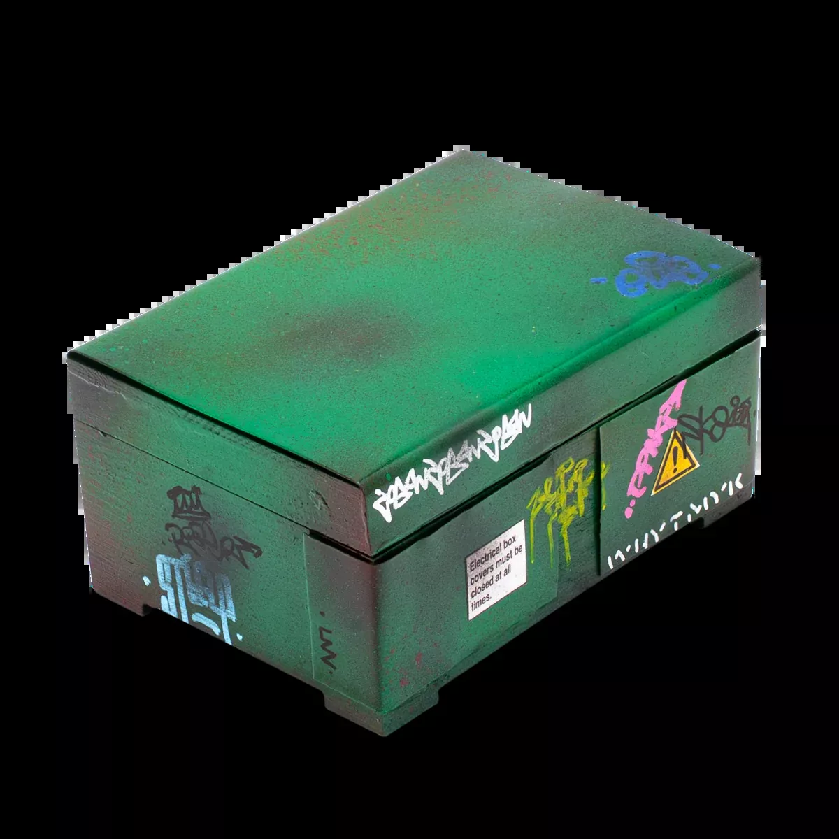 WhytMykConcrete Fingerboard Ramp - Electrical Storage Box