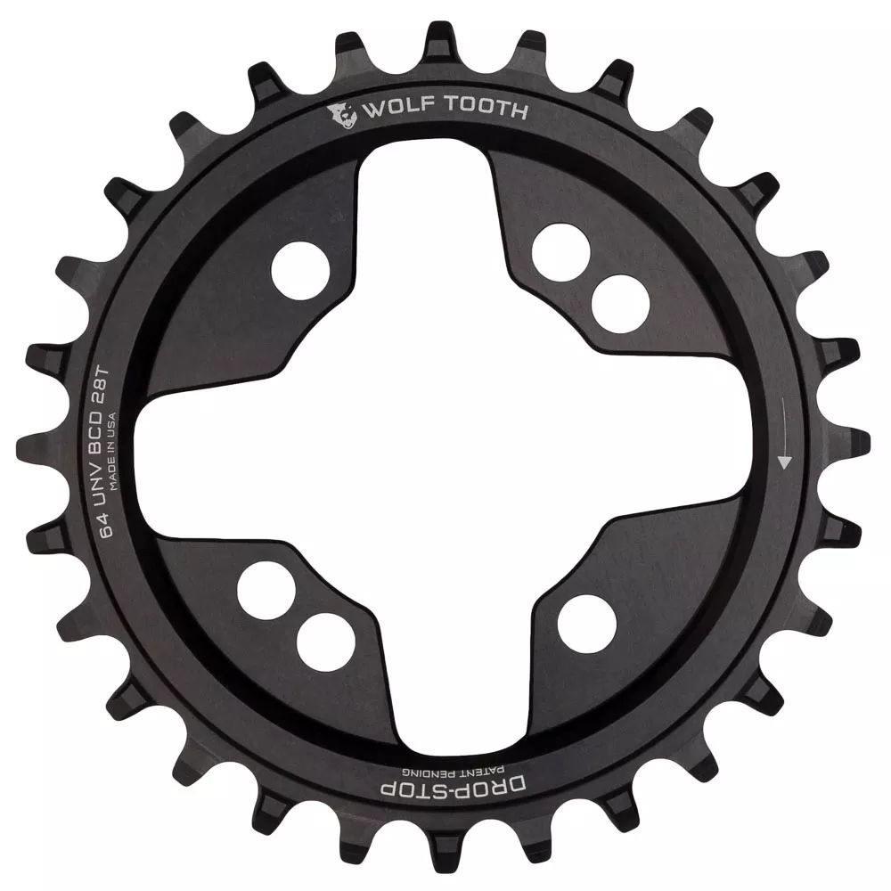 WOLF TOOTH – 64 BCD DROP-STOP CHAINRING